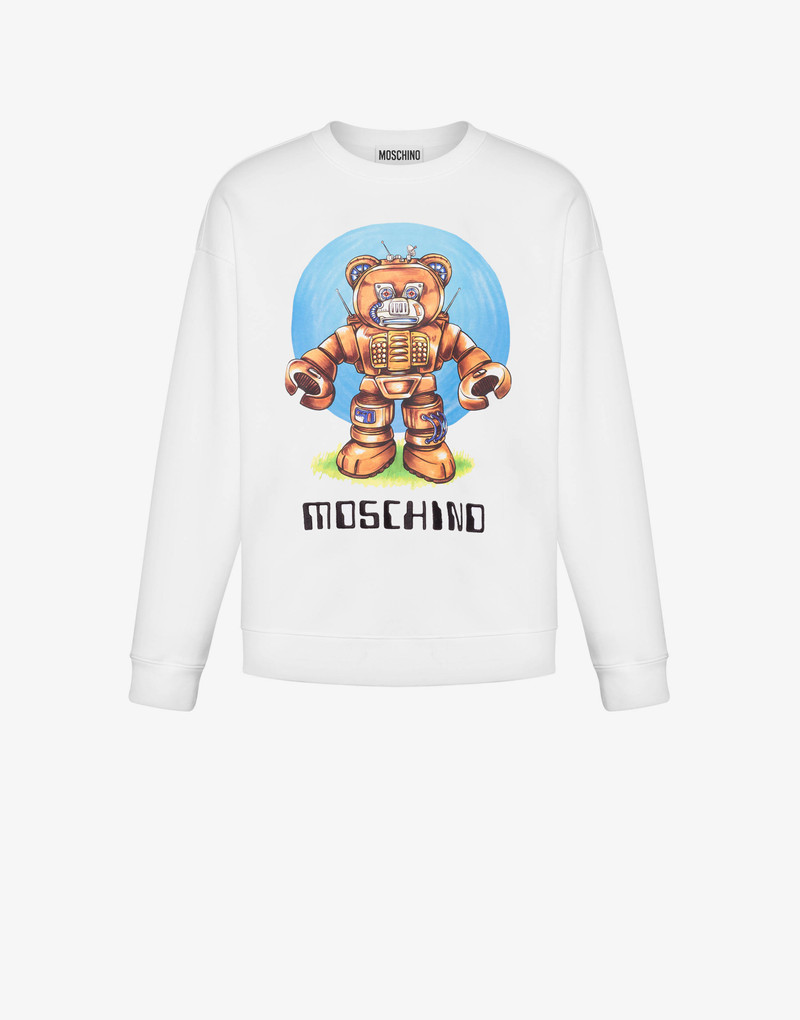 ROBOT BEAR ORGANIC COTTON SWEATSHIRT 1