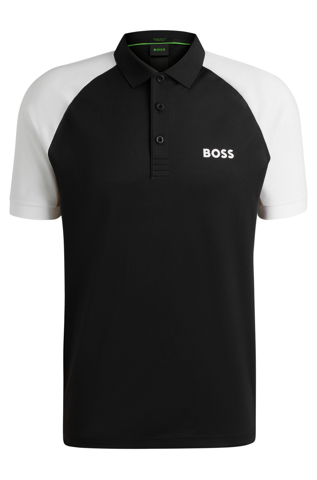 ACTIVE PADDY COLOR-BLOCKED POLO SHIRT WITH MESH INSERTS - 1