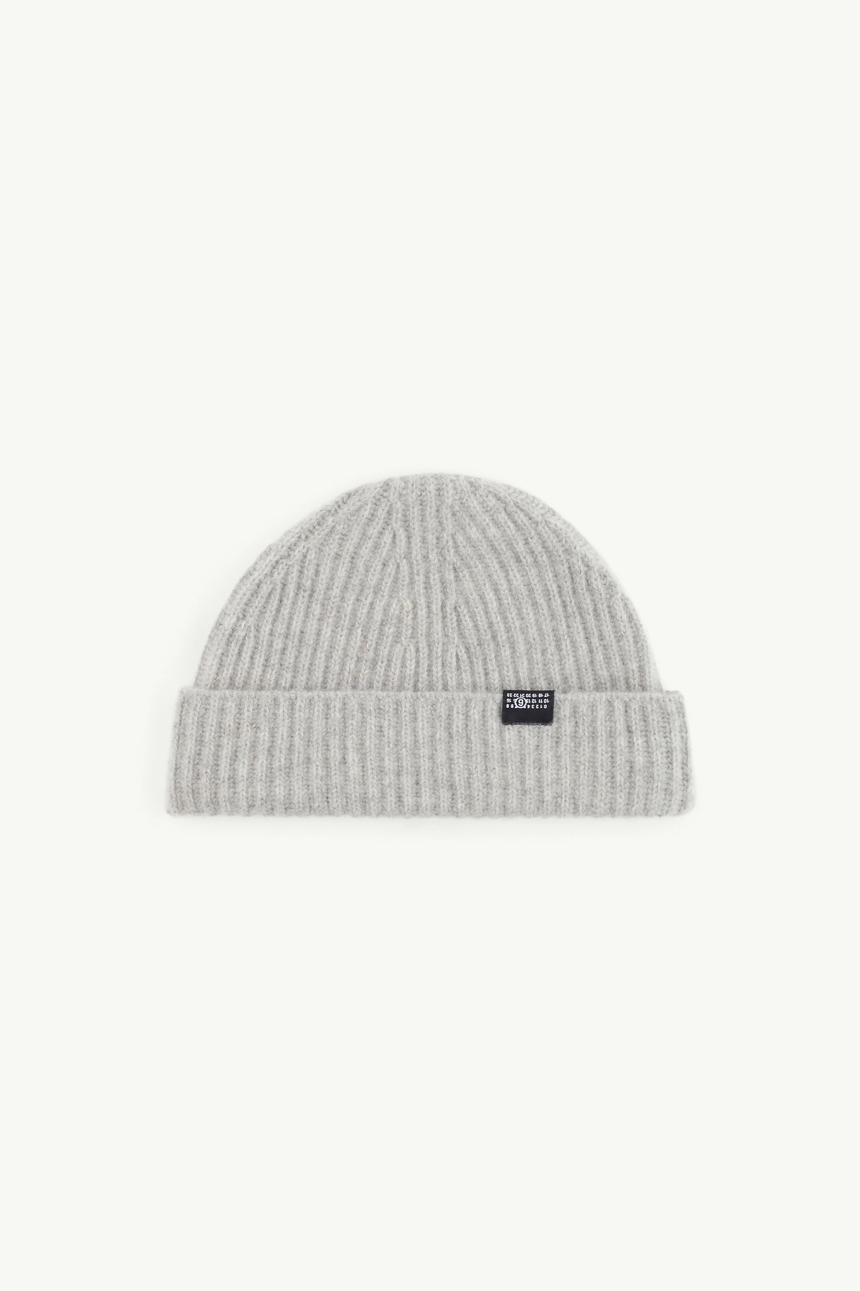 Ribbed wool beanie - 1