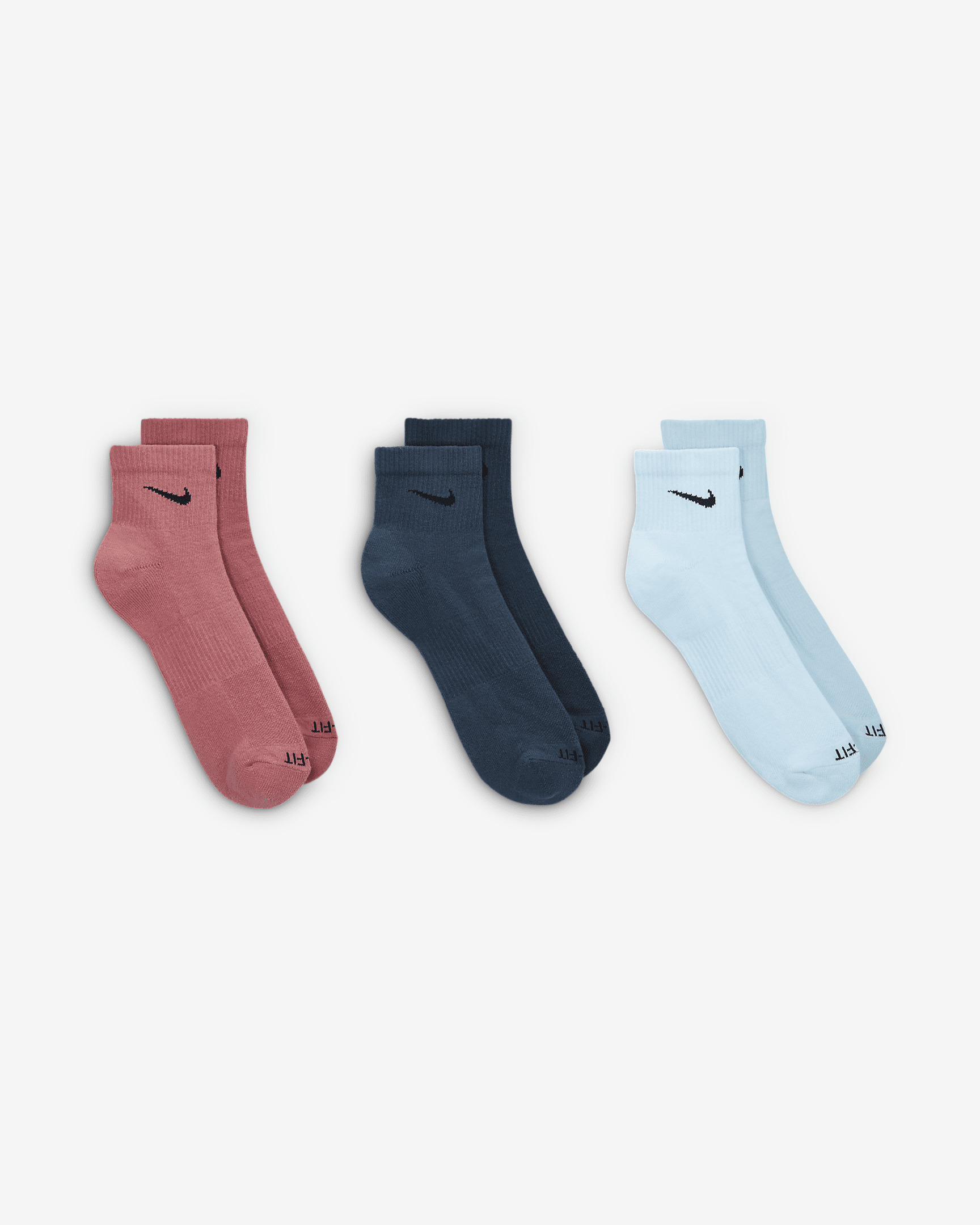 Nike Everyday Plus Cushioned Training Ankle Socks (3 Pairs) - 3