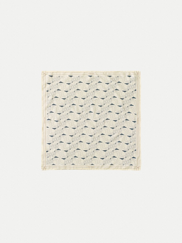 Silk Scarf Hidden Tracks Multi - 3