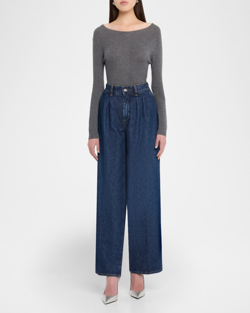FRAME The Pleated Trouser Jeans outlook
