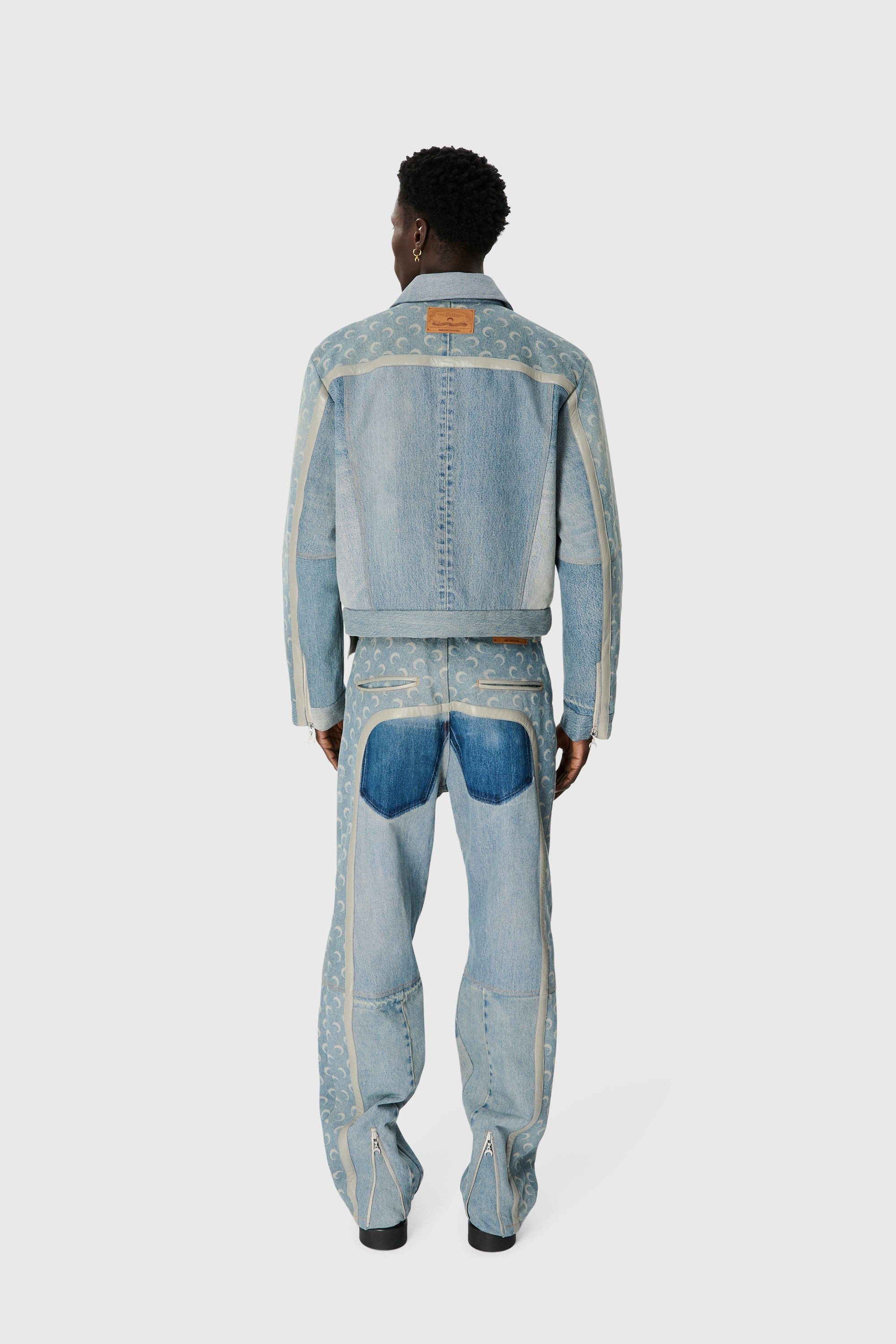 Regenerated Denim Boxy Jacket - 3