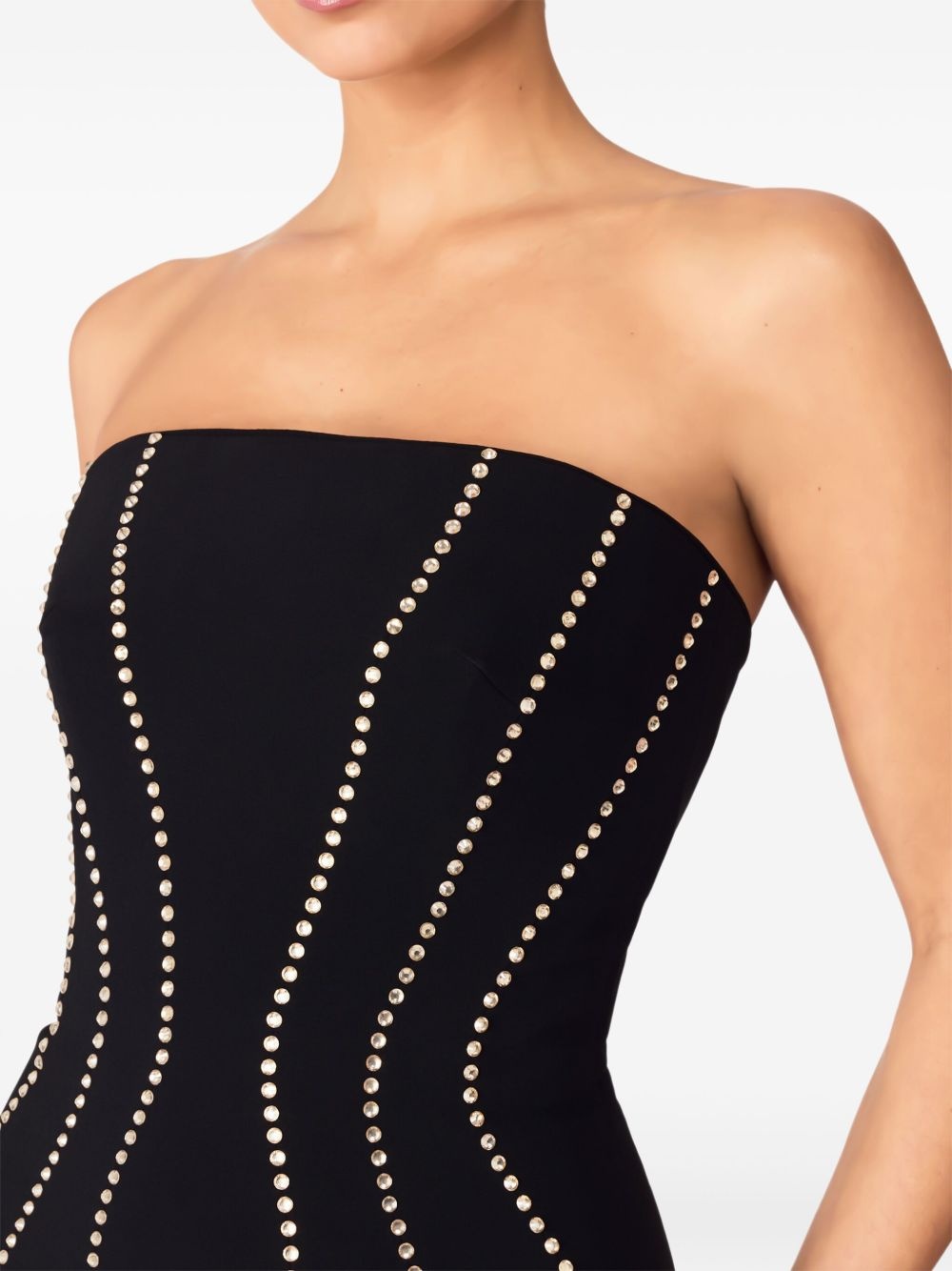 Verity strapless studded midi dress - 4