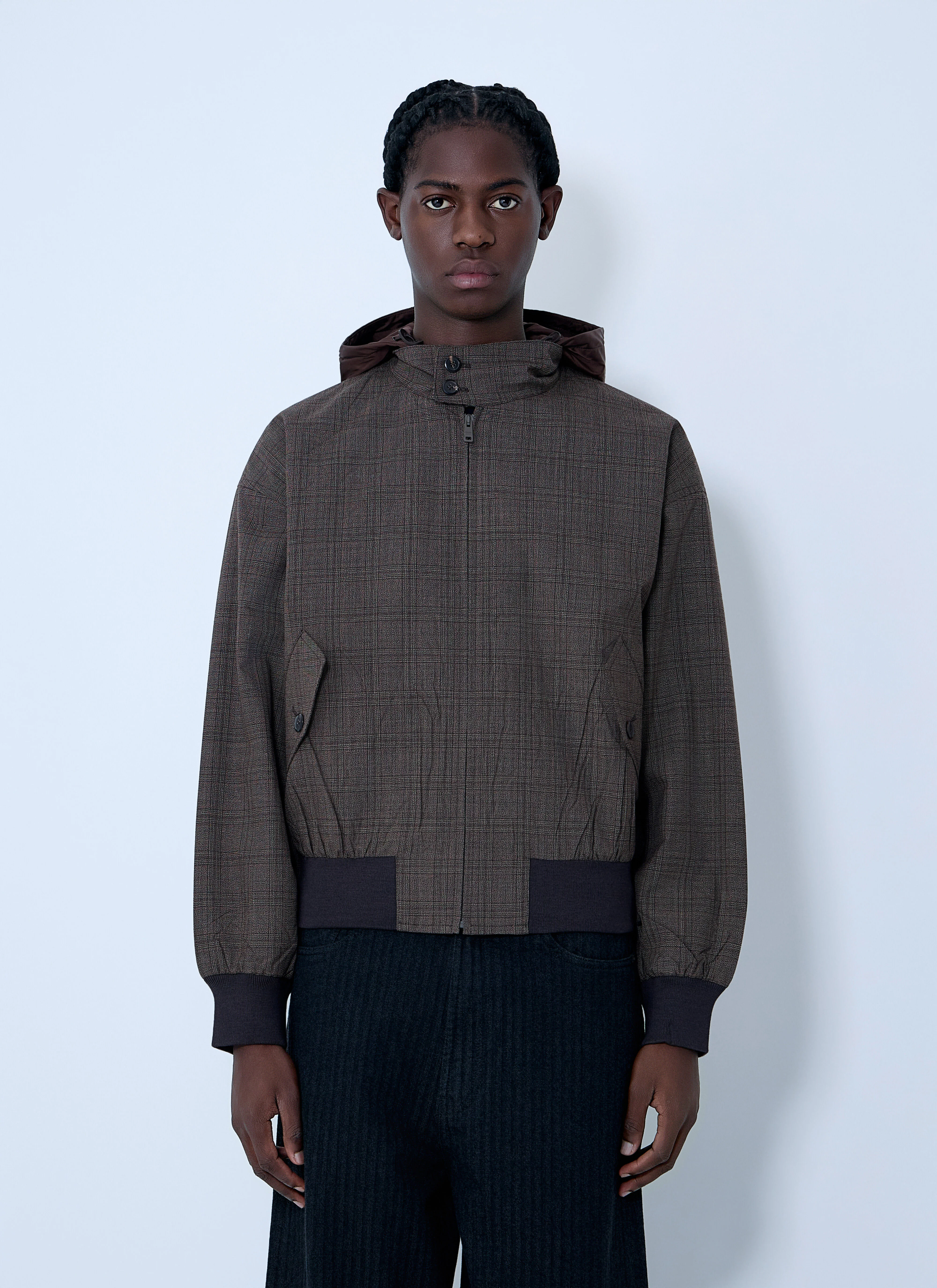 Hooded Wool Jacket - 1