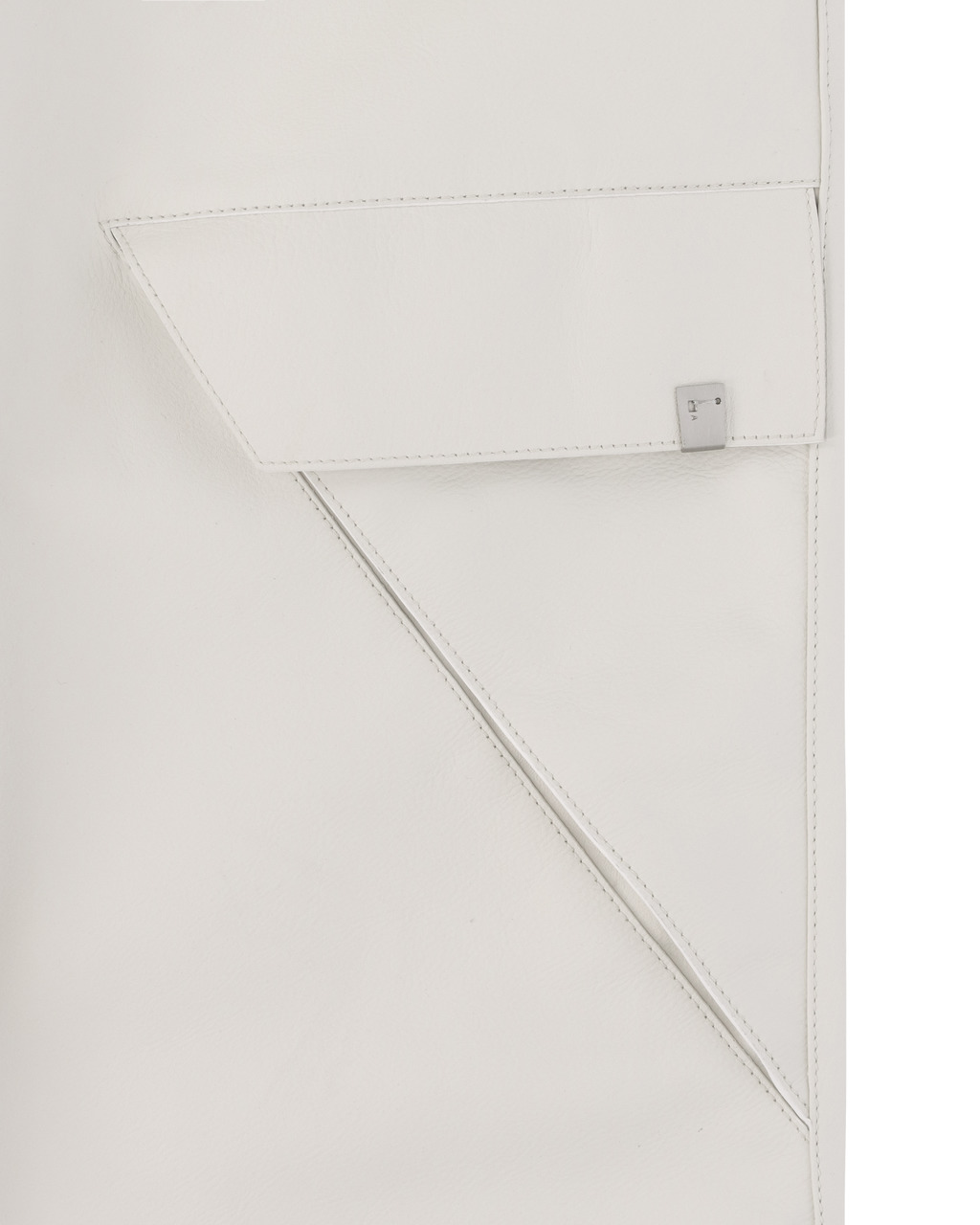 CARGO POCKET LEATHER PANT - 14
