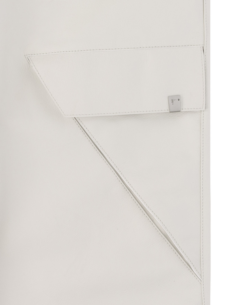 CARGO POCKET LEATHER PANT 14