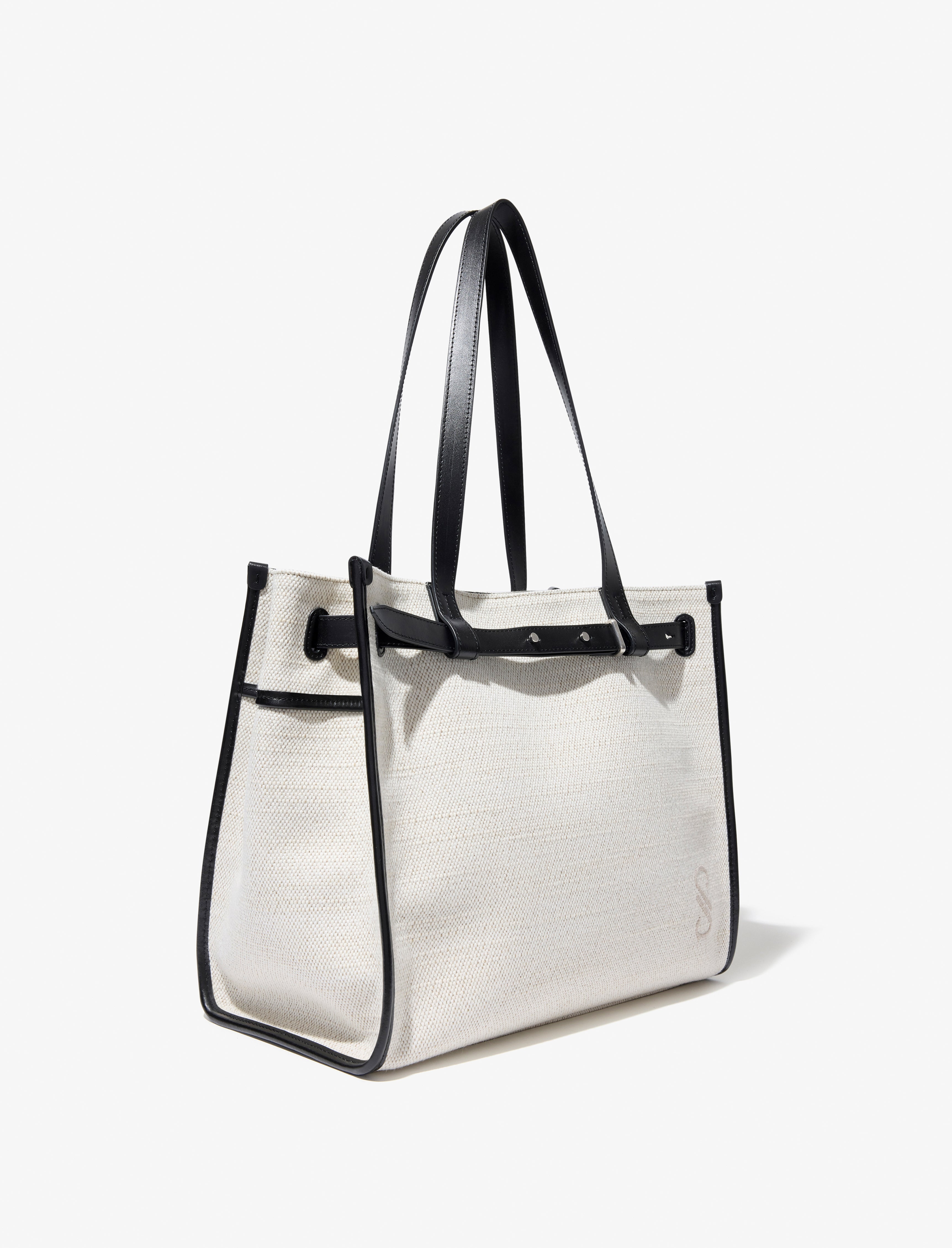 Belted Tote in Canvas - 2