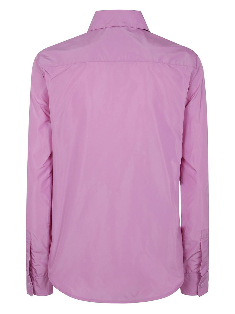 Aspesi curved-hem button-up shirt outlook