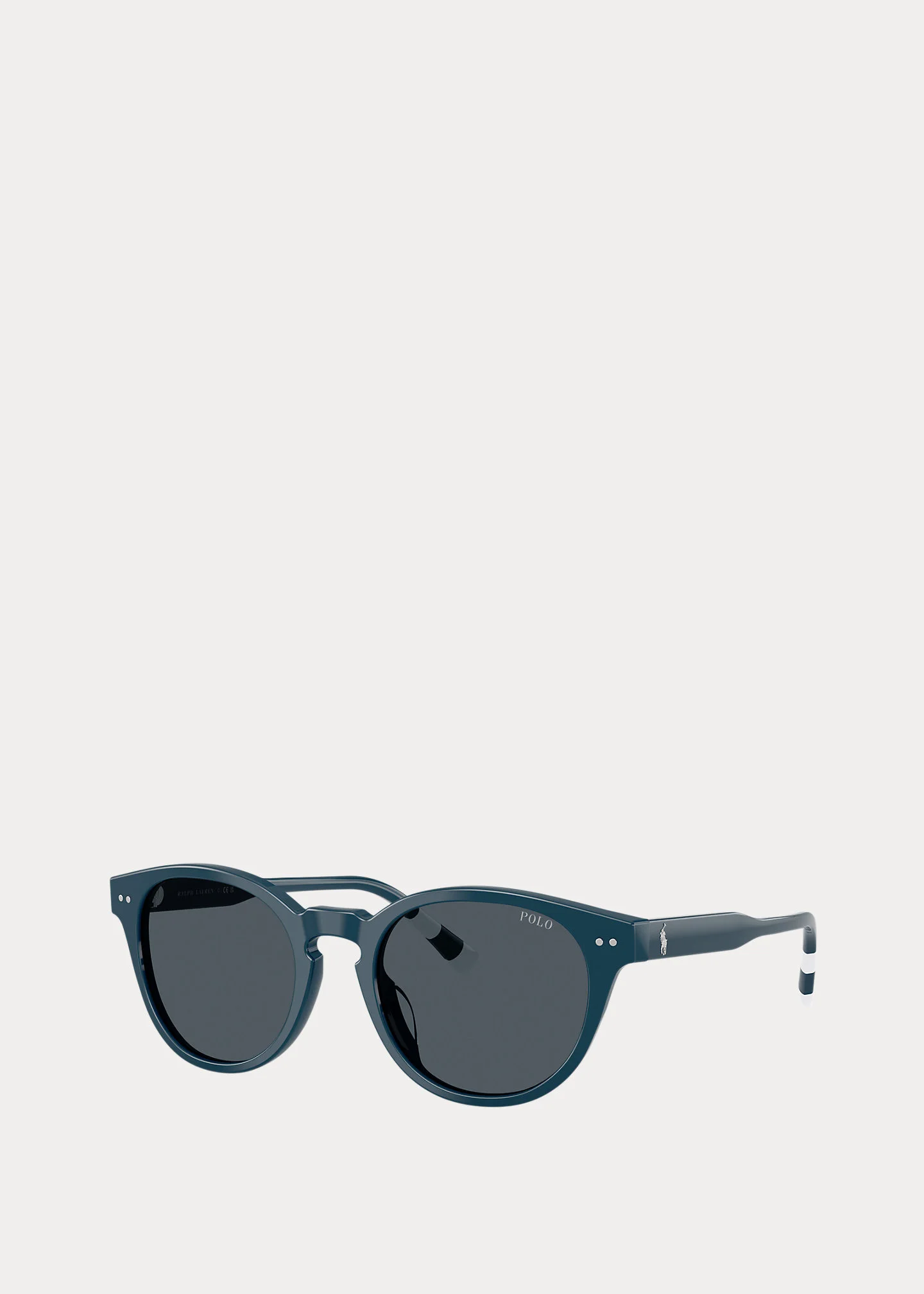 Rugby-Stripe Round Sunglasses - 1