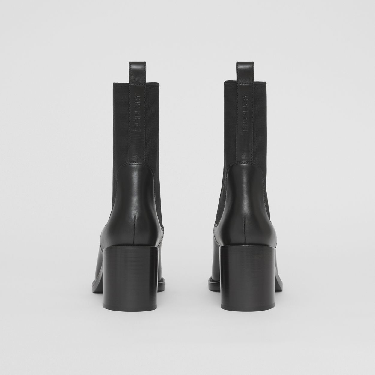 Leather Heeled Chelsea Boots - 5