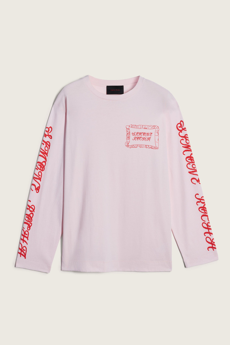 Pillowcase Logo Print Long Sleeve T-Shirt 1
