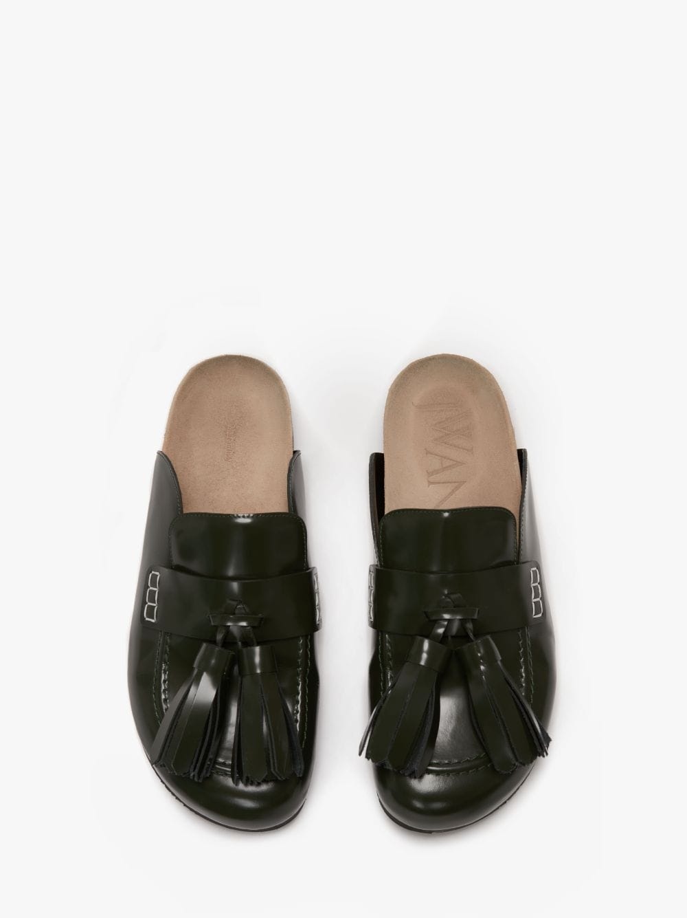 TASSEL LOAFER LEATHER MULES - 4