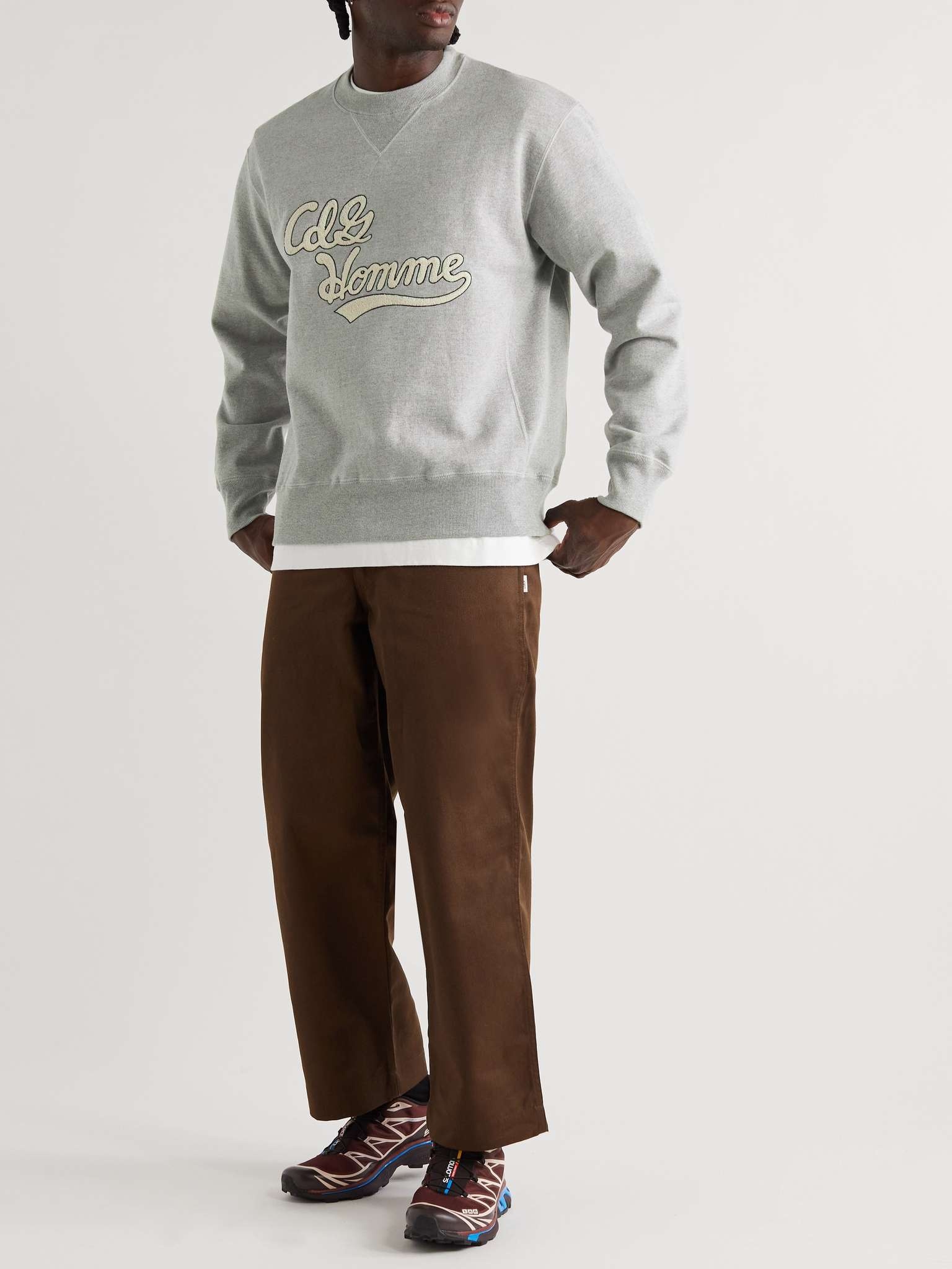 Logo-Appliquéd Cotton-Jersey Sweatshirt - 2