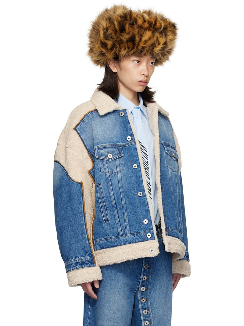 Blue & Beige Petit Grand Denim Jacket 2
