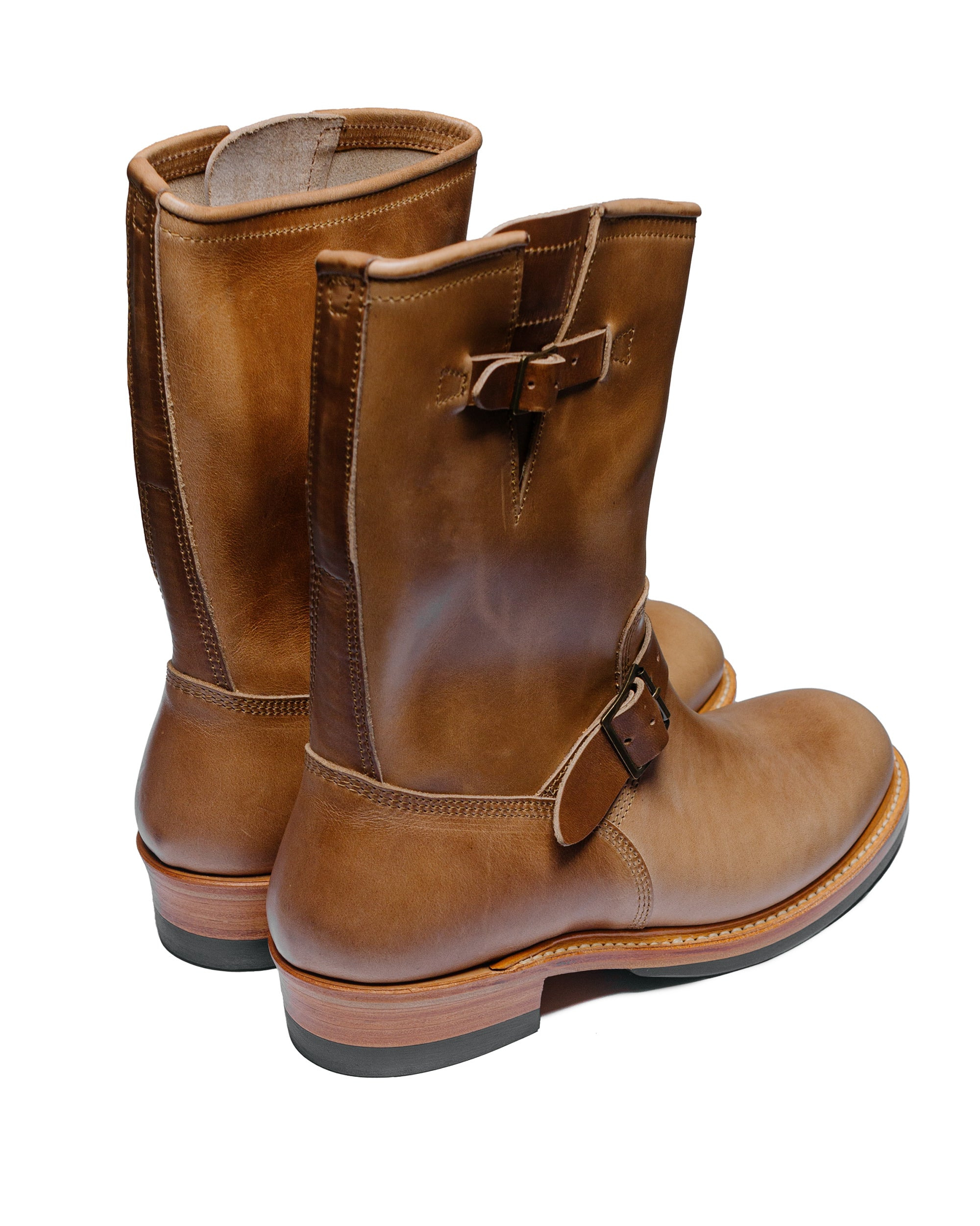 Wabash Engineer Boots Horween CXL Natural - 3