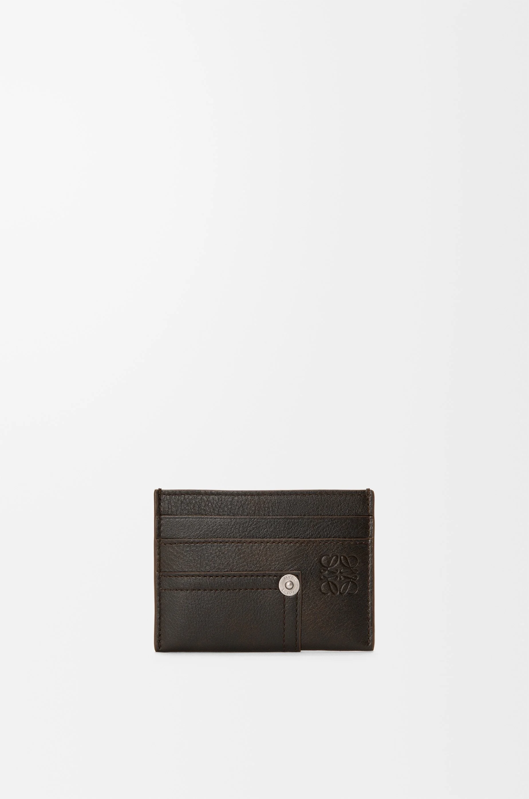Panta plain cardholder in shiny calfskin - 1
