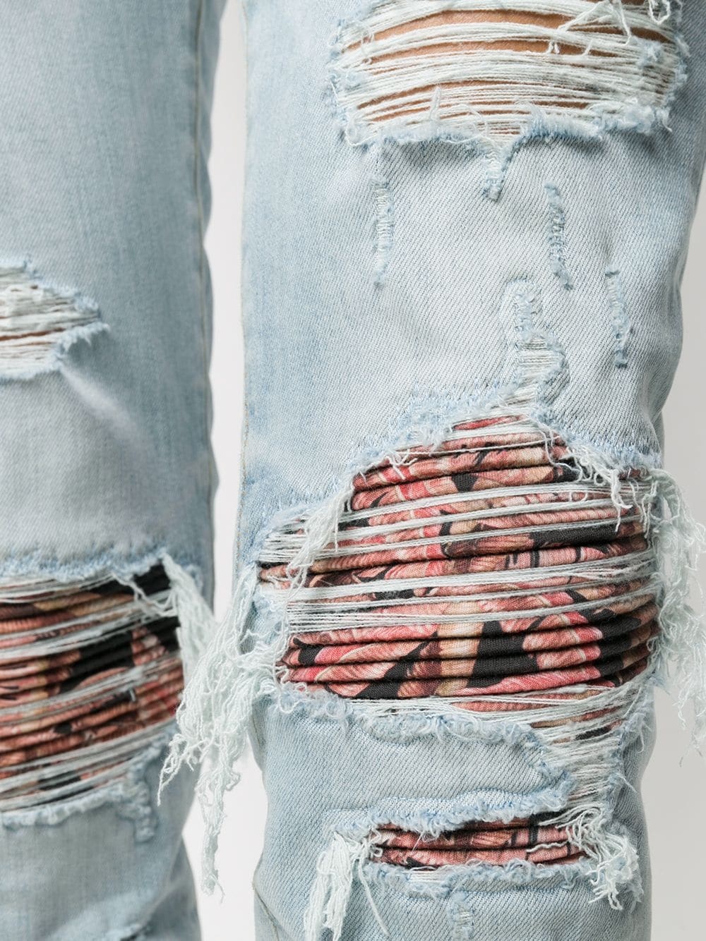 distressed skinny jeans - 5