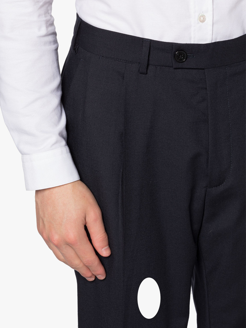 THE STANDARD NAVY WOOL TROUSERS 5