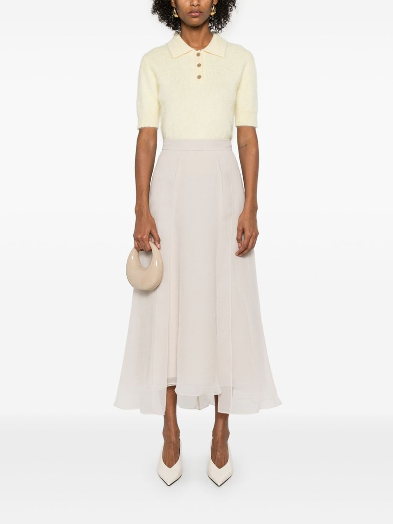 Brunello Cucinelli silk maxi skirt outlook