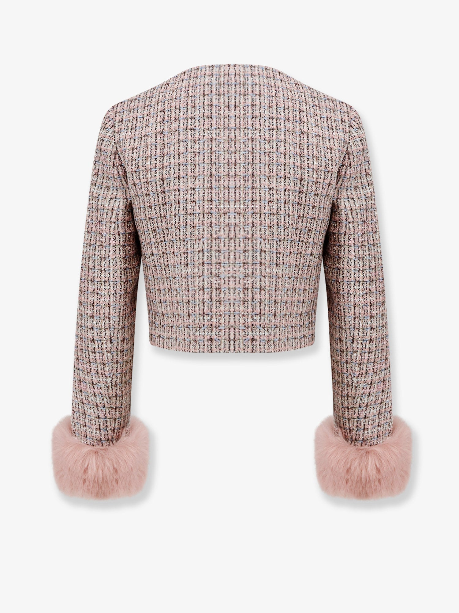 Self Portrait Bouclé Fabric Blazer With Jewels Profiles - 2