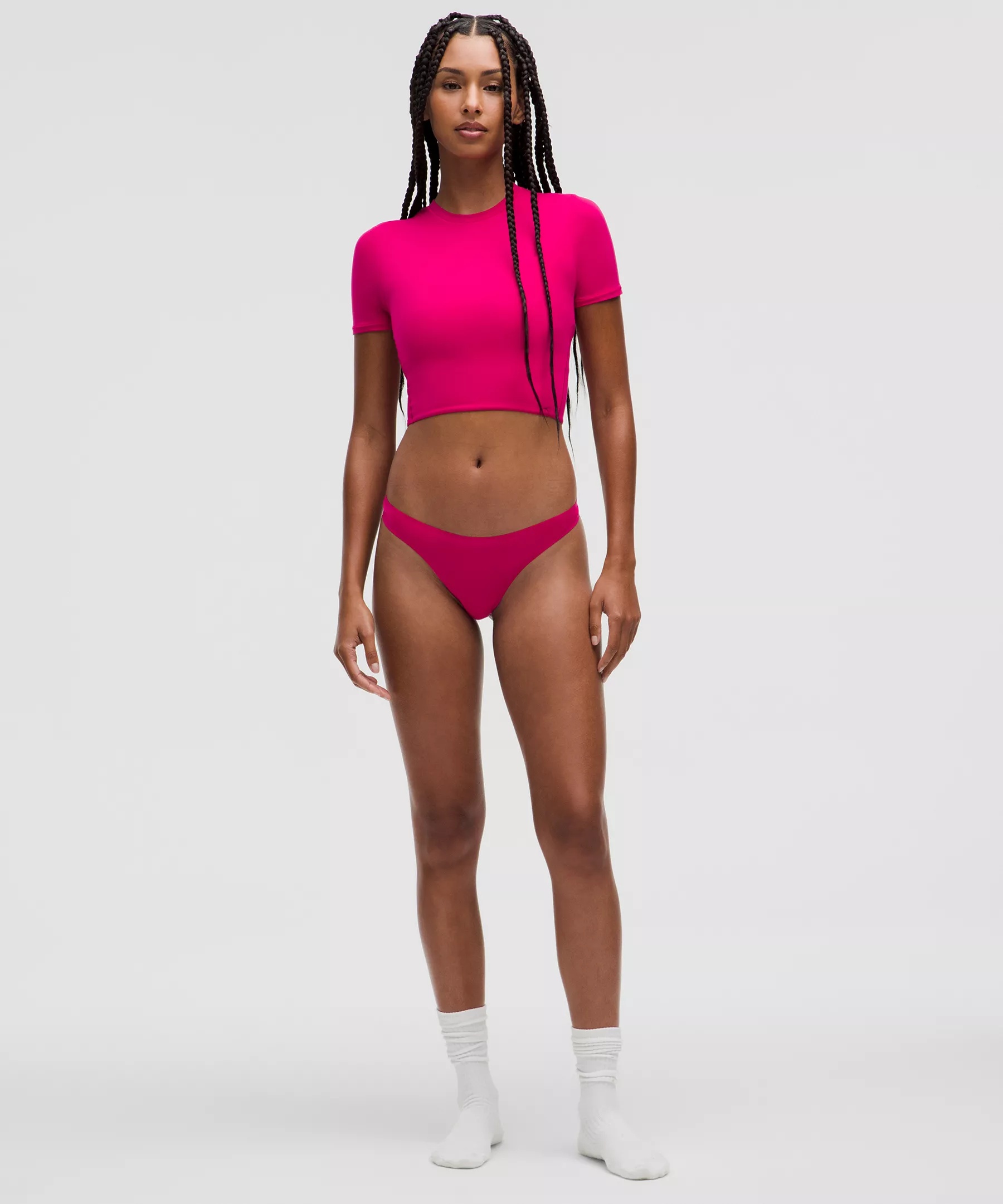 Wundermost Ultra-Soft Nulu Dipped-Waist Thong Underwear - 3