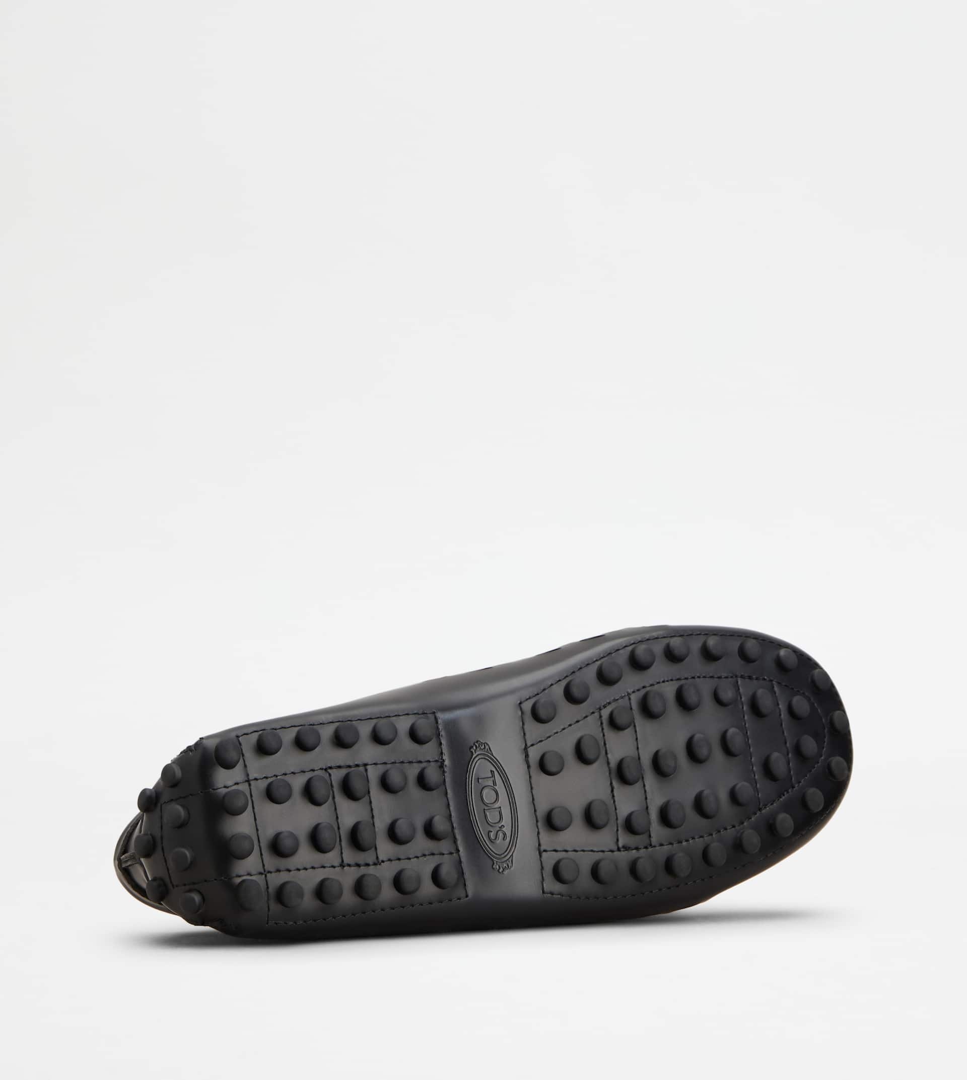 GOMMINO DRIVING SHOES IN LEATHER - BLACK - 5