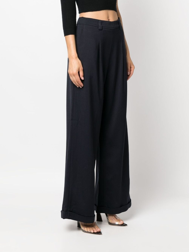 wide-leg tailored-cut trousers 3