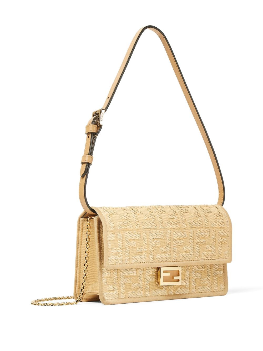 FF motif clutch bag - 3