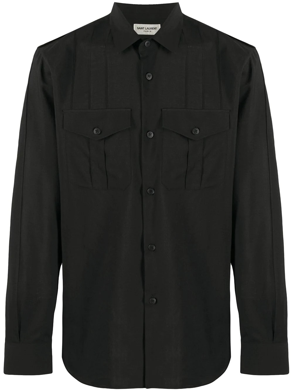 wool military shirt - 1