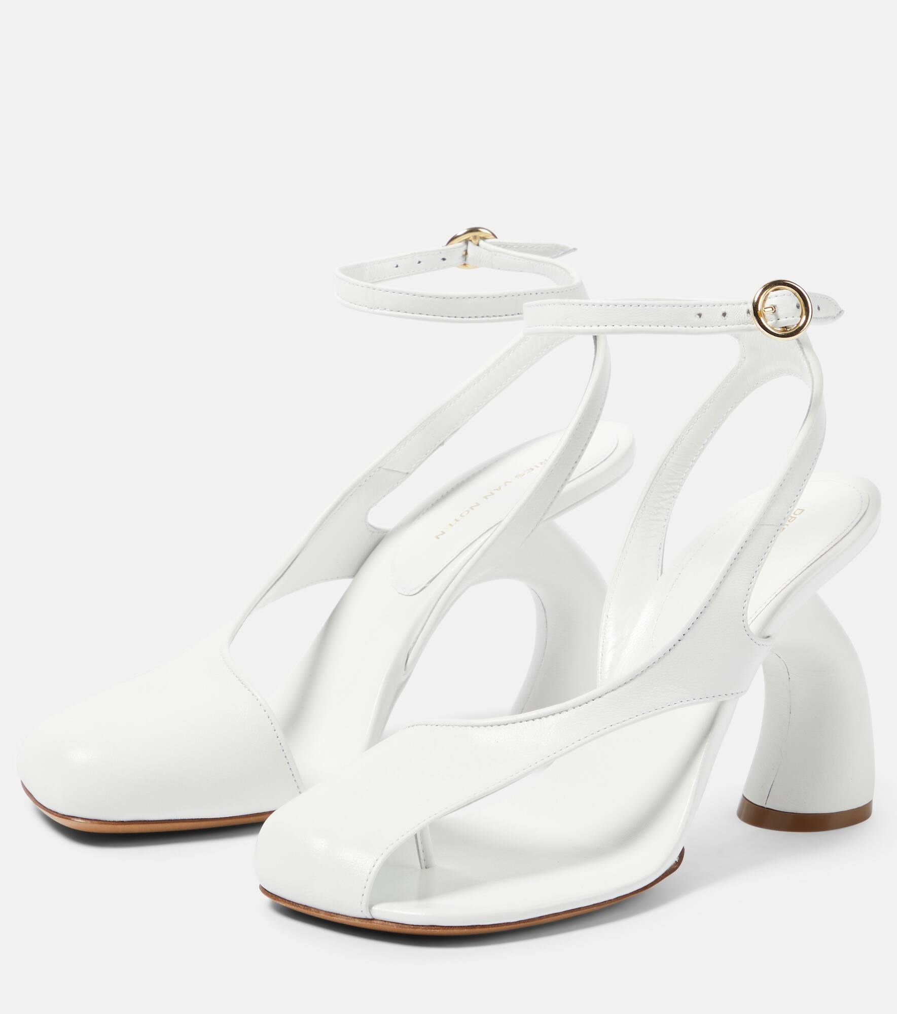 Bridal leather pumps - 5