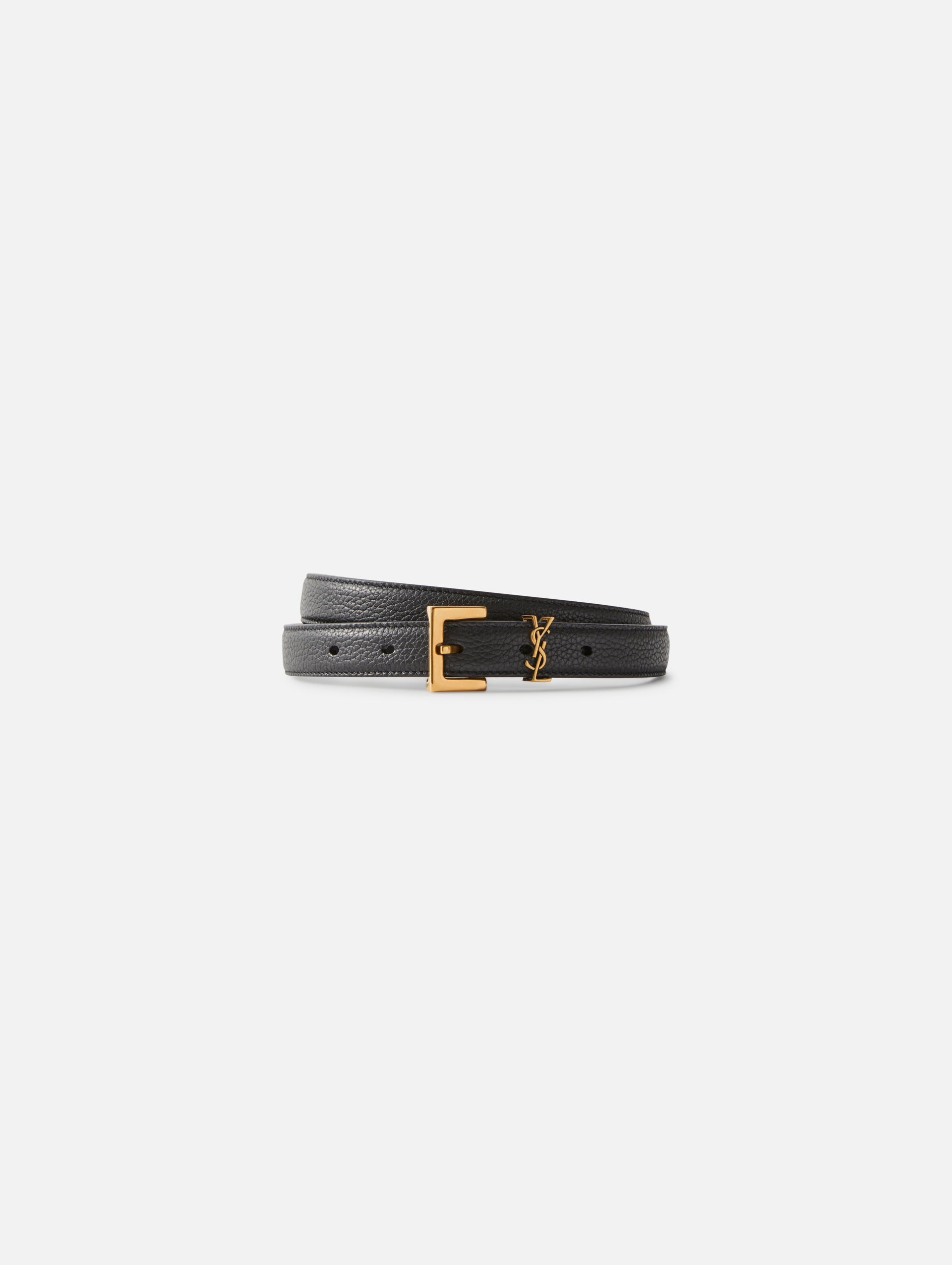 Saint Laurent Logo Belt - 1