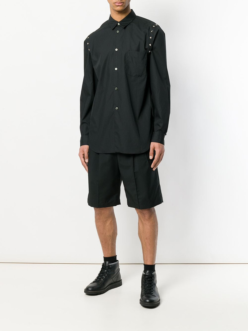 BLACK COMME des GARÇONS stud detail shirt outlook