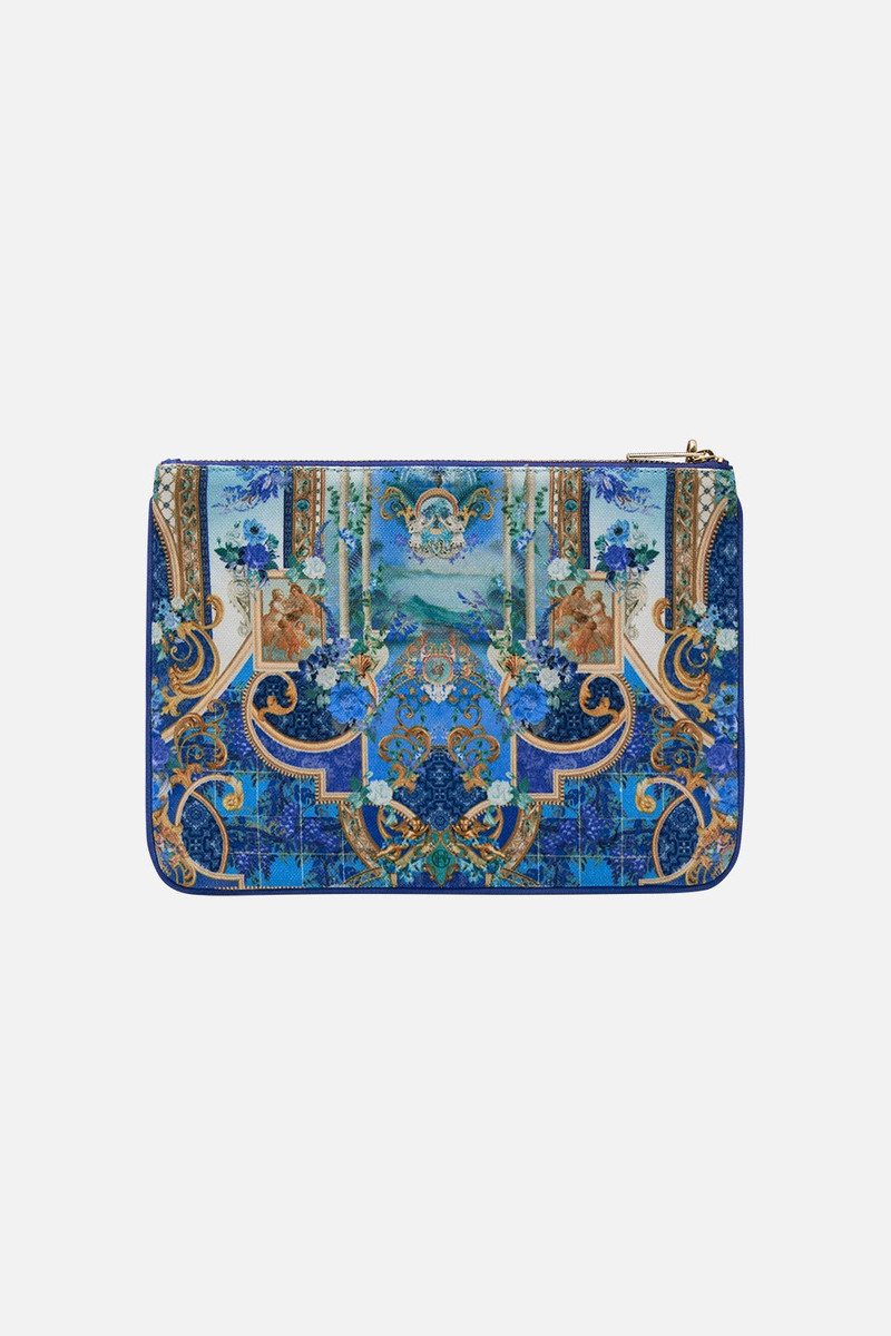 CAMILLA SMALL CANVAS CLUTCH outlook