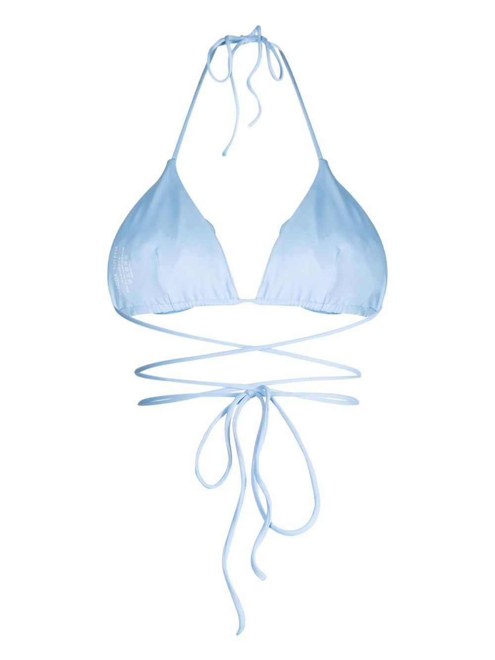floral-appliquÃ© halterneck bikini - 2