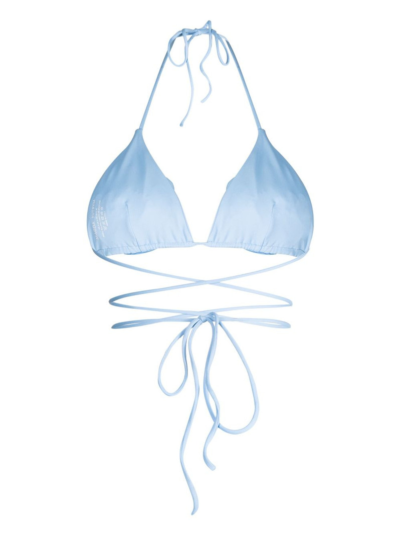 MAGDA BUTRYM floral-appliquÃ© halterneck bikini outlook