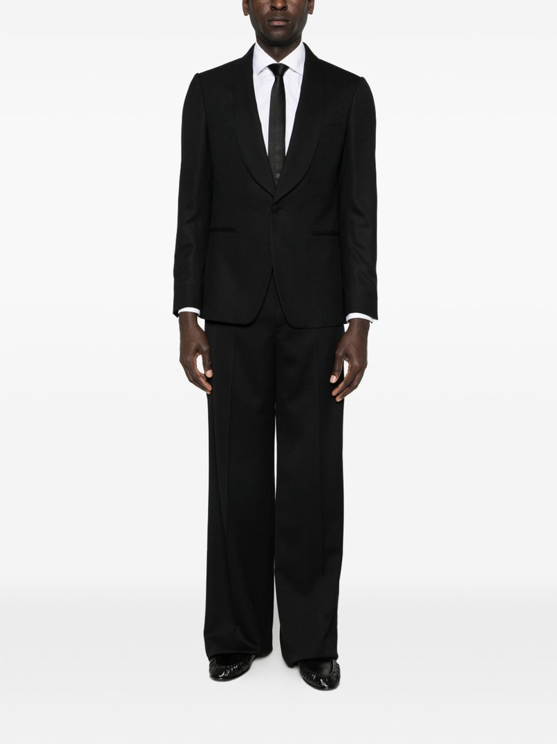 LARDINI shawl-collar single-breasted jacket outlook