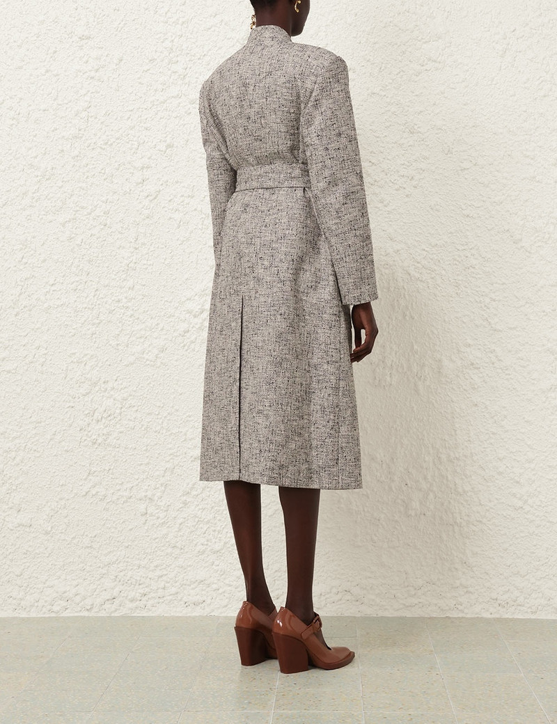 TRANQUILLITY COLLARLESS COAT 4