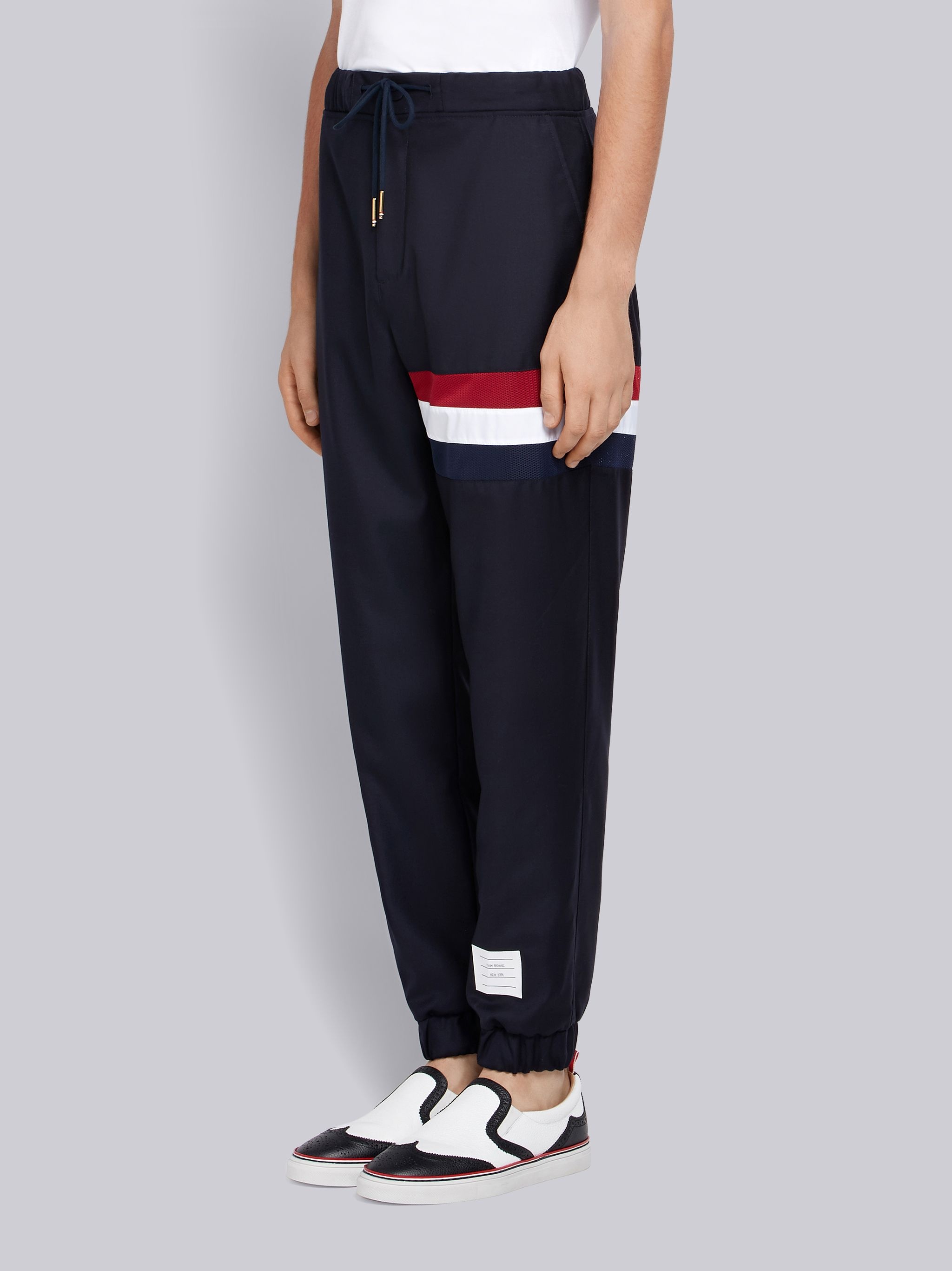 tri-stripe detail track pants - 2