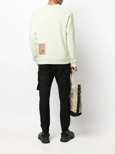 Ten C logo patch crew-neck sweatshirt outlook