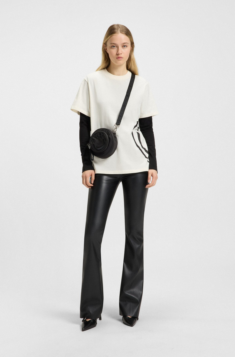 HUGO COTTON-JERSEY T-SHIRT WITH COLLECTION GRAPHIC outlook