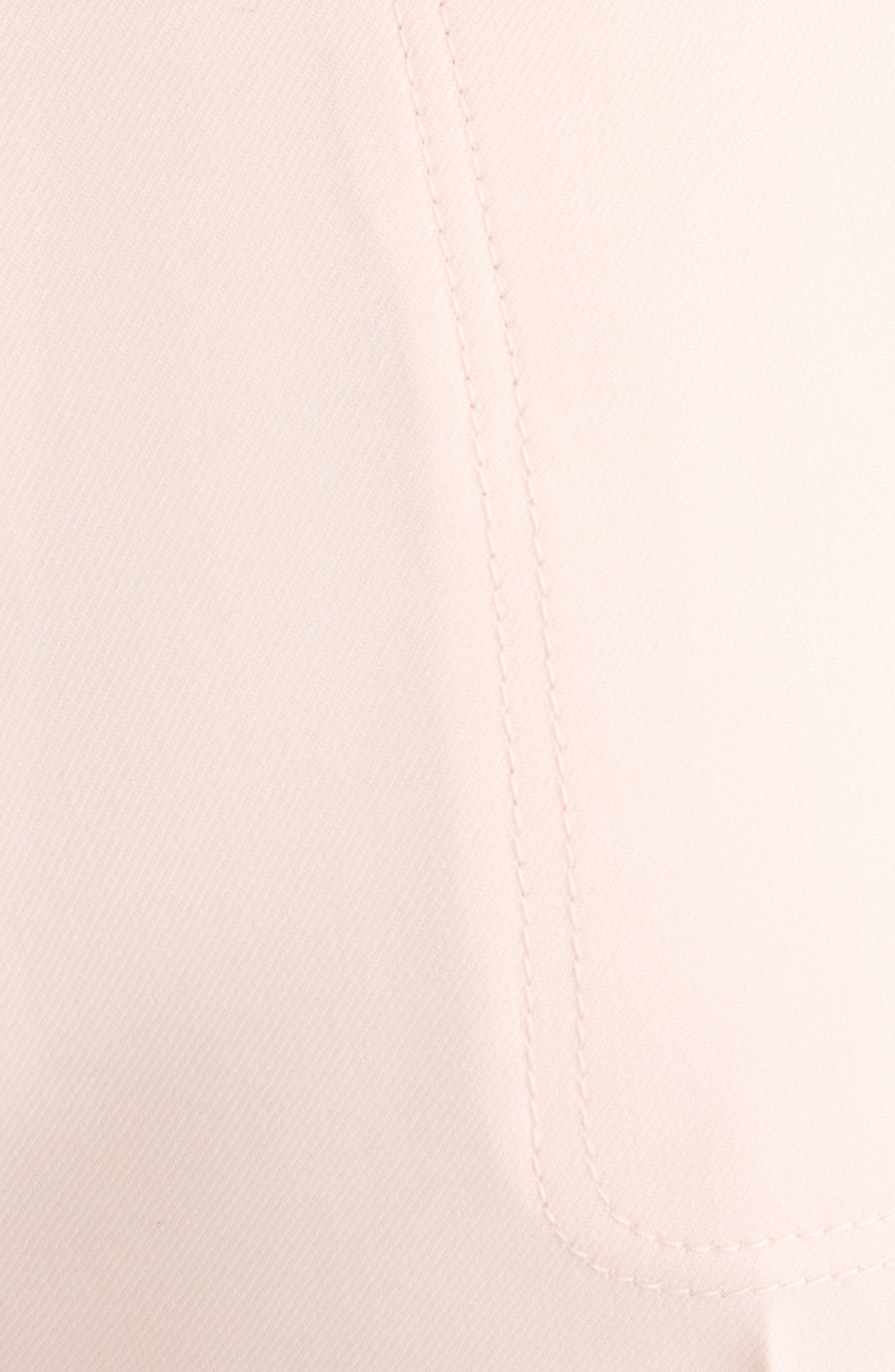Chloé Virgin Wool Wide Leg Trousers in Biscuit Pink at Nordstrom - 7