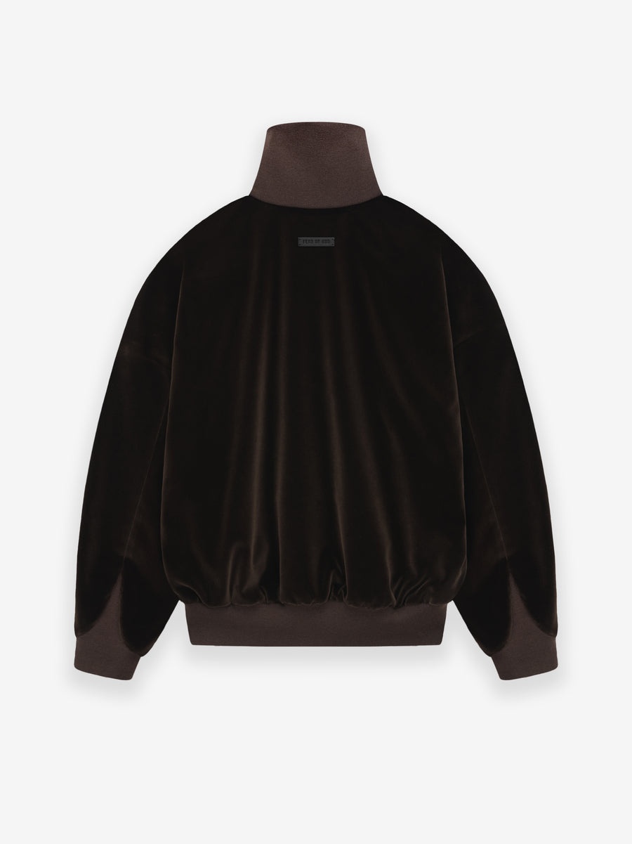 Cotton Velvet Track Jacket - 2