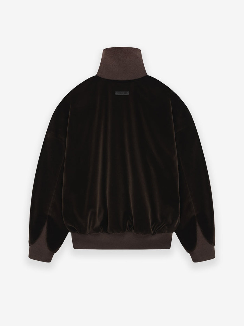 Cotton Velvet Track Jacket 2