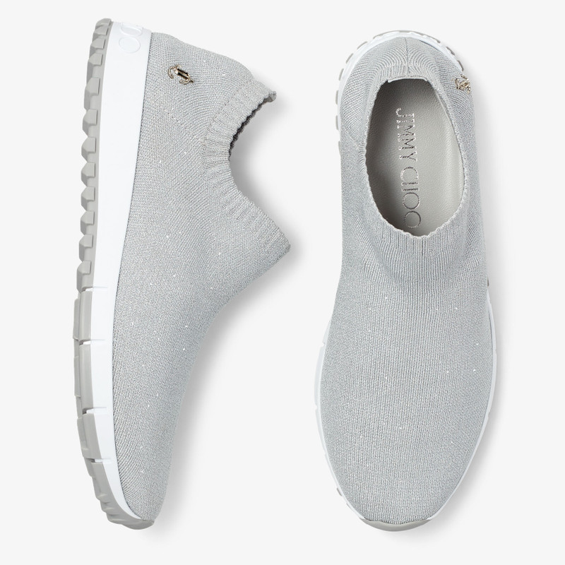 Verona/JC
Silver Lurex Knit Trainers with JC Emblem 4