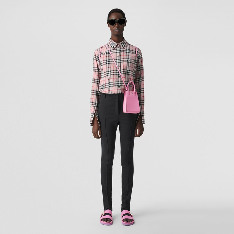 Burberry Micro Grainy Leather Frances Tote outlook