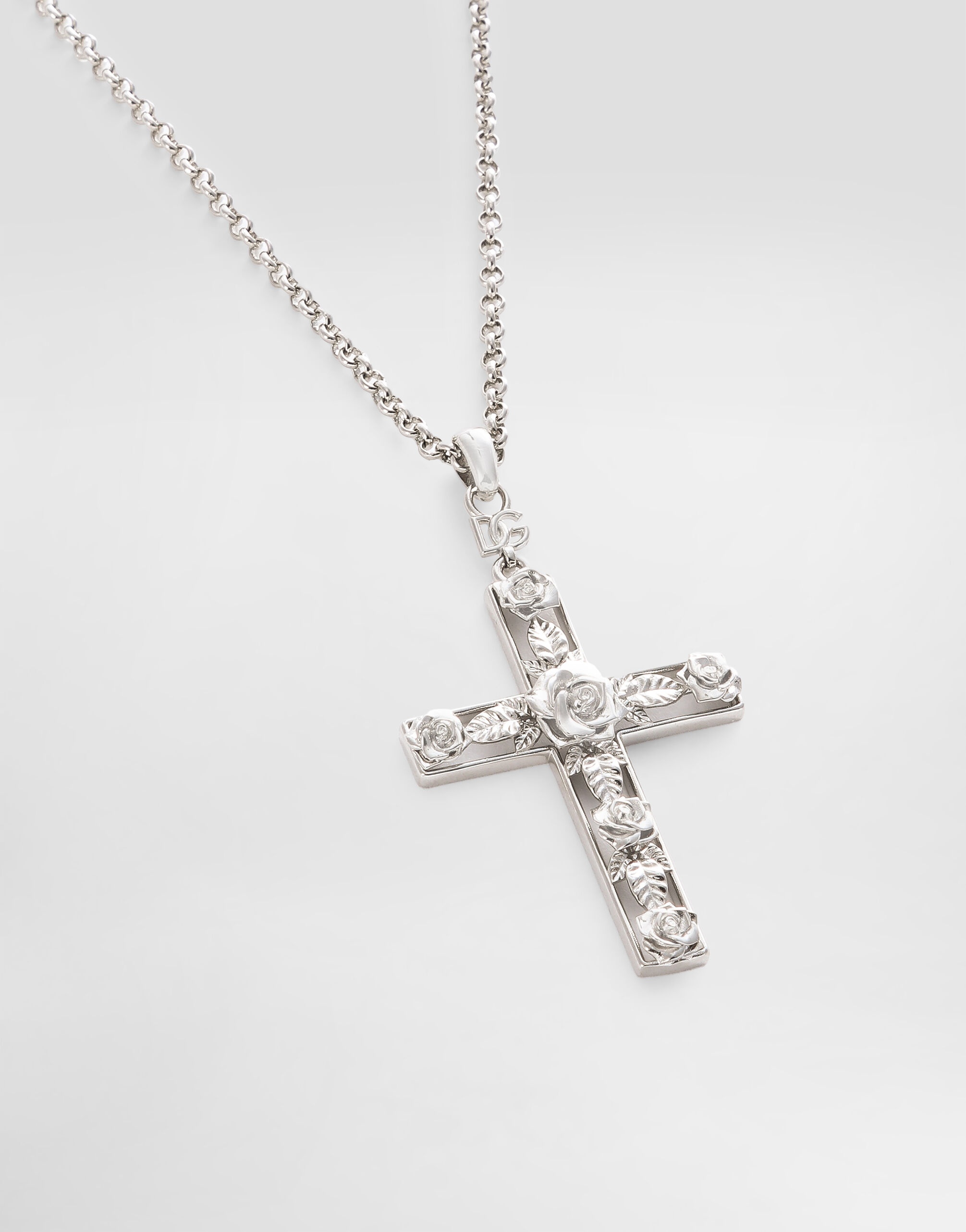 Metal necklace with logo - 3