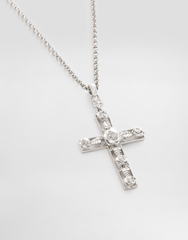 Metal necklace with logo 3