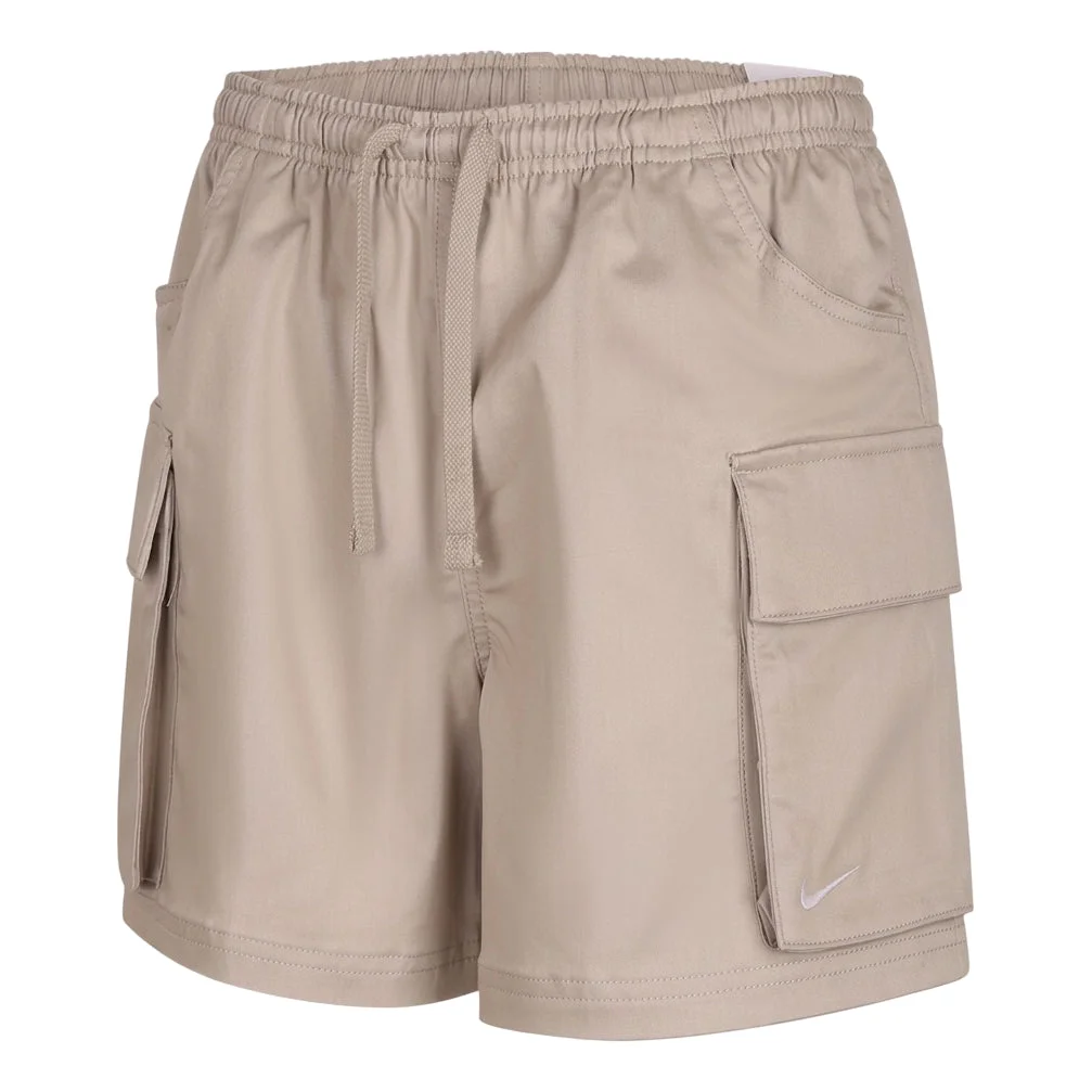 (WMNS) Nike Sportswear Loose Mid-Waist Woven Cargo Shorts 'Cream White' IV5010-236 - 1
