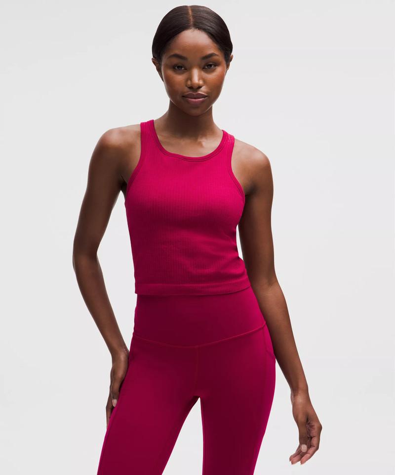 Ebb to Street Cropped Racerback Tank Top *Light Support, B/C Cup 1